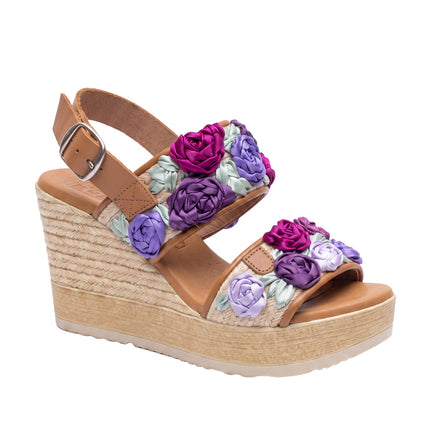 Espadrilles Universe of Roses Blue Bolero
