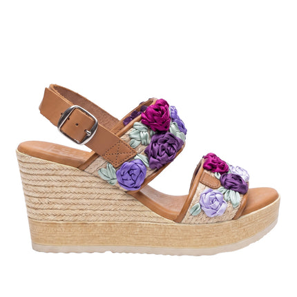 Espadrilles Universe of Roses Blue Bolero