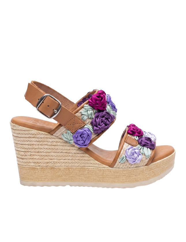 Espadrilles Universe of Roses Blue Bolero