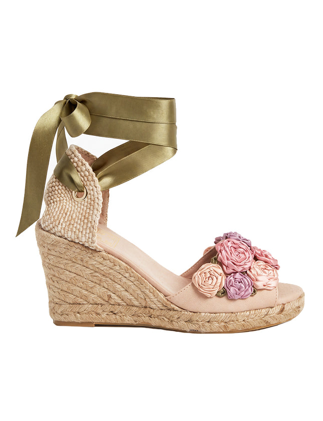 Espadrilles Universe of Roses Pink Capua