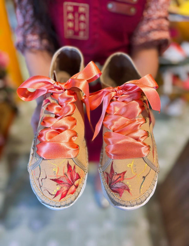 Custom-made Cayena Flower Sneakers