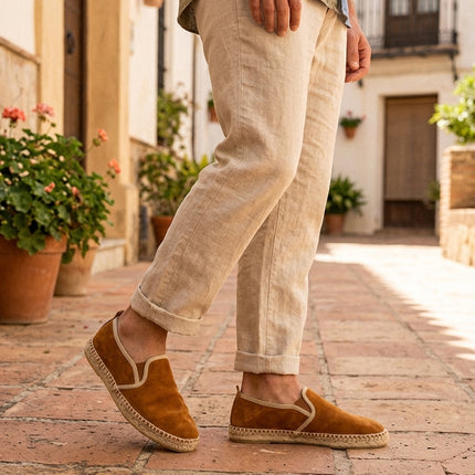 Espadrilles Cairo Cognac Leather