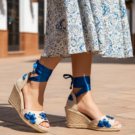 Espadrilles Capua con Flores