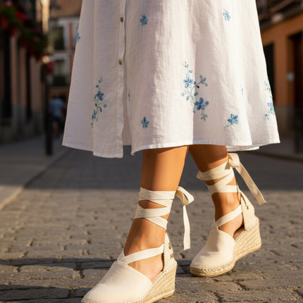Espadrilles Cream Valencia