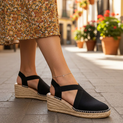 Espadrilles Mallorca Negro