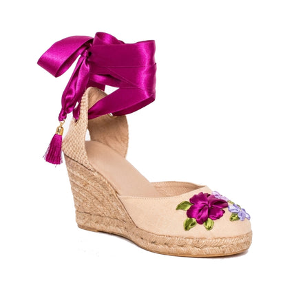Espadrilles Mykonos con Flores