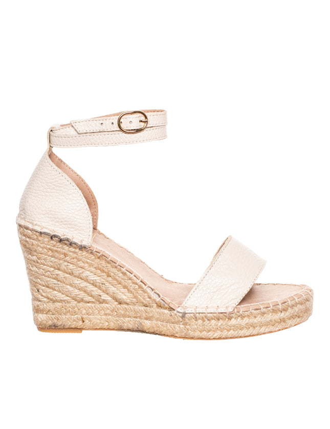 Espadrilles Pompeya Beige High Heel