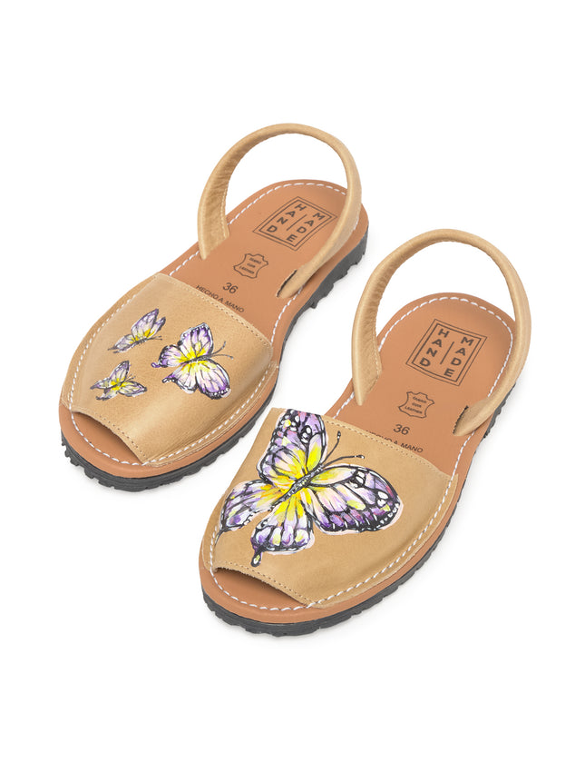 Handpainted Menorquina Mariposas