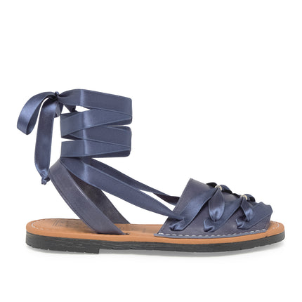 Menorquina Roman Navy Flat