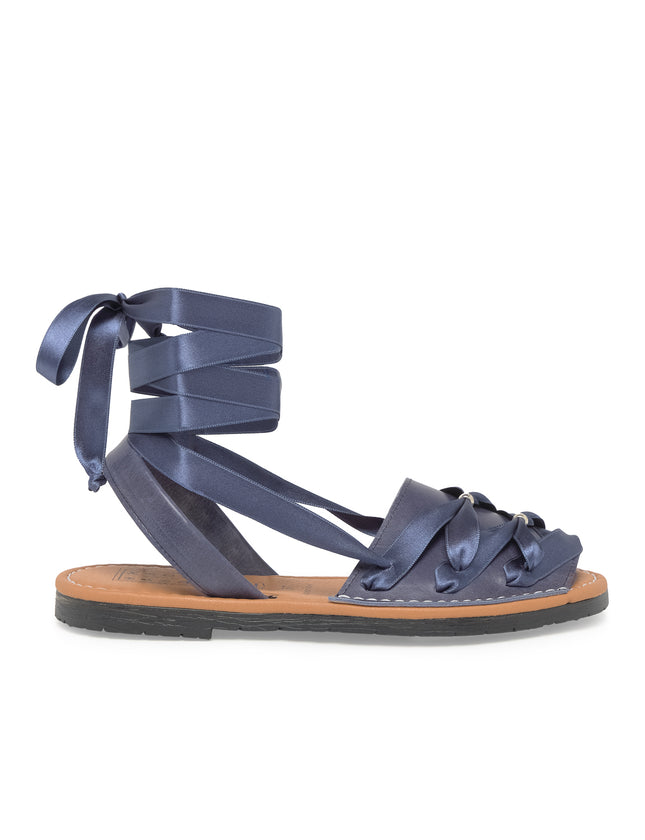 Menorquina Roman Navy Flat