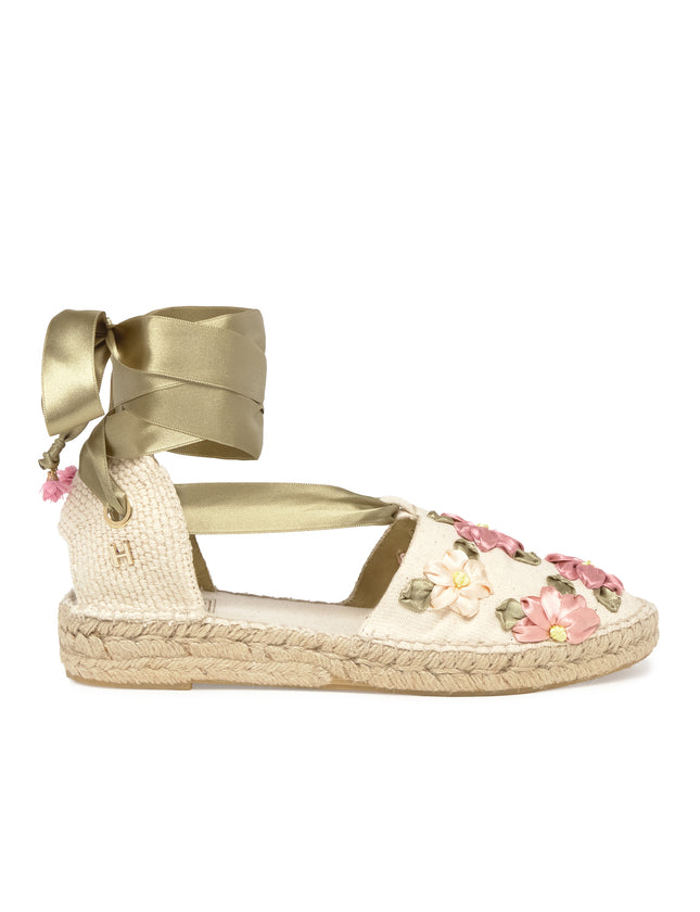 Espadrilles Flower’s Forest in Flat Wedge