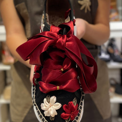 Custom-made Espadrilles Sneakers Flowers & Butterflies