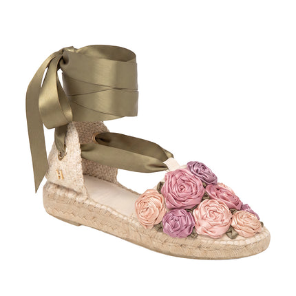 Espadrilles Universe of Roses Pink Grecia
