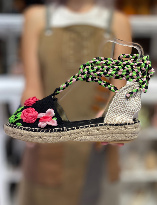 Custom-made Espadrilles Jardin de Flores