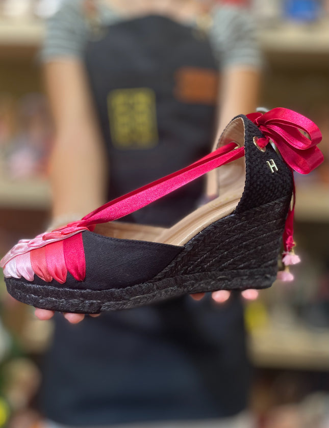 Custom-made Espadrilles Magenta Degrade