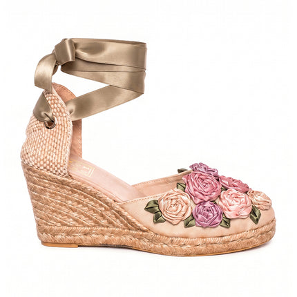 Espadrilles Universe of Roses Pink Mykonos