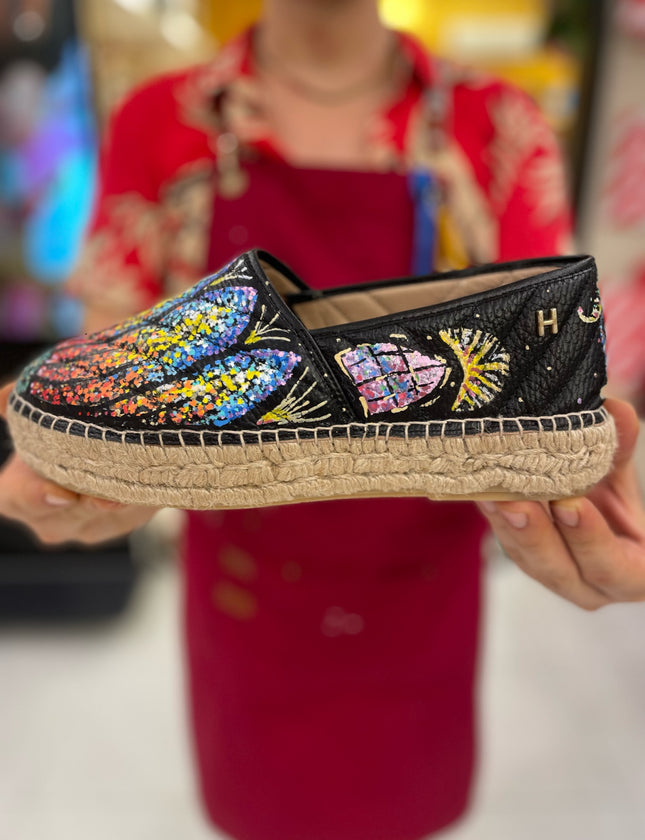 Handpainted Espadrilles Palau Musica