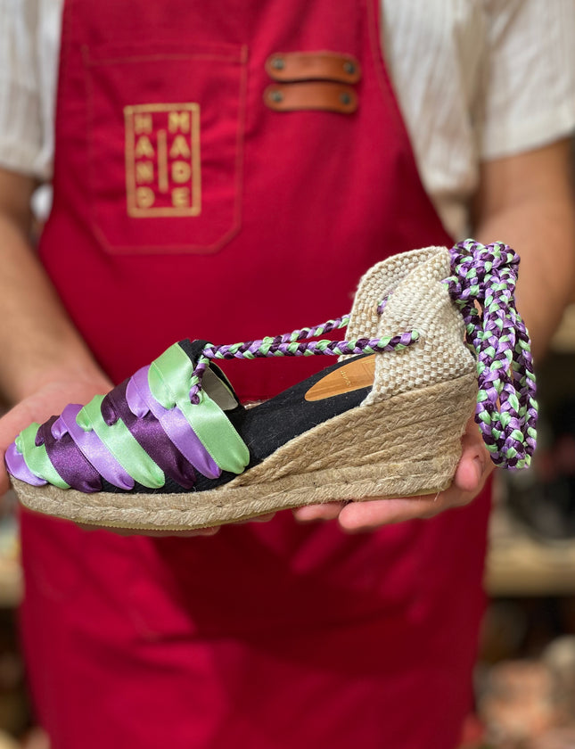 Custom-made Espadrilles Purple Rain