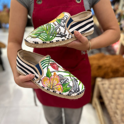 Custom-made Espadrilles Wild Stripes