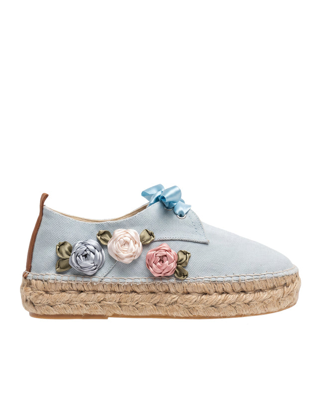 Basket Sneaker with Flowers