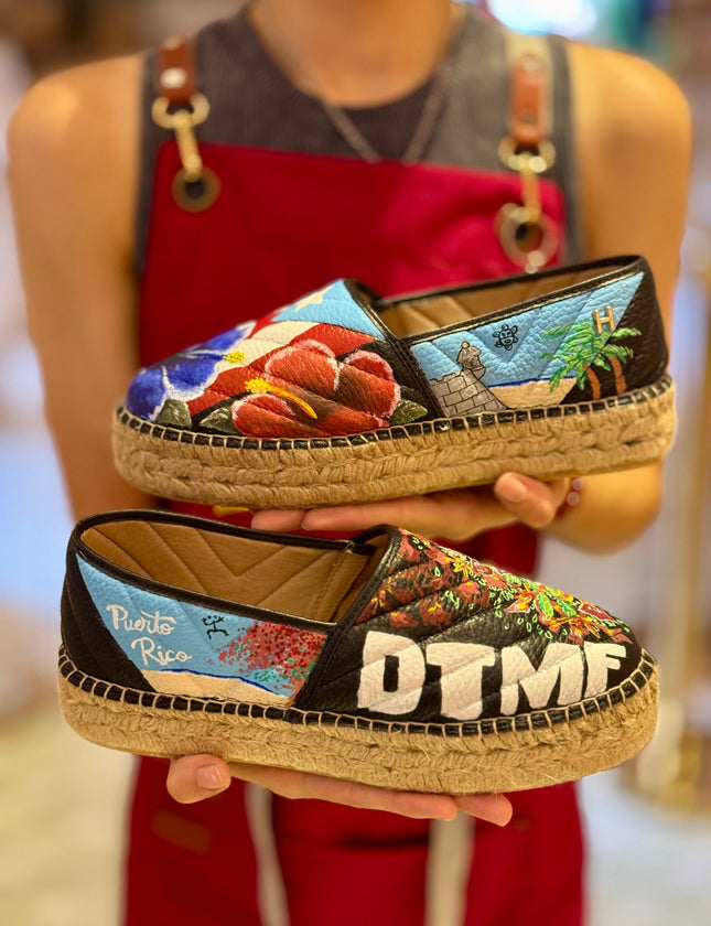 Custom-made Espadrilles DTMF Tribute