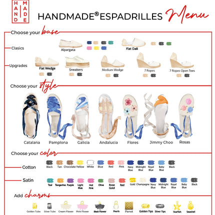 Customize your Espadrilles All Included