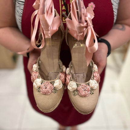 Custom-made Espadrilles Regina Elisabetta by Greta Fatorello