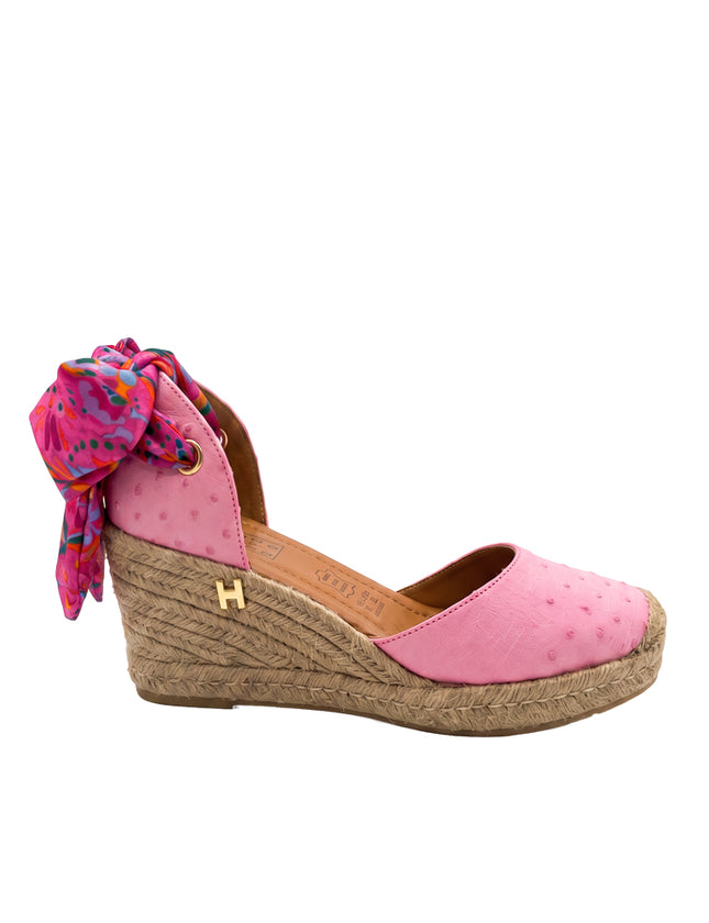 Espadrilles Rose Ostrich