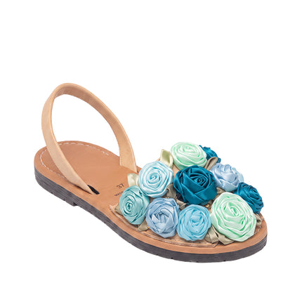 Menorquinas Universe of Roses Blue Flat