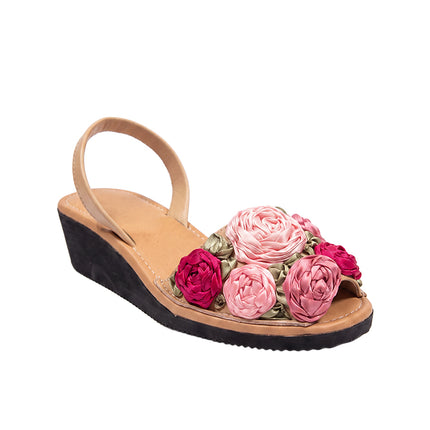 Menorquinas Universe of Roses Pink Heel