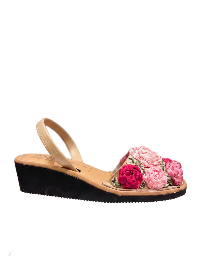 Menorquinas Universe of Roses Pink Heel