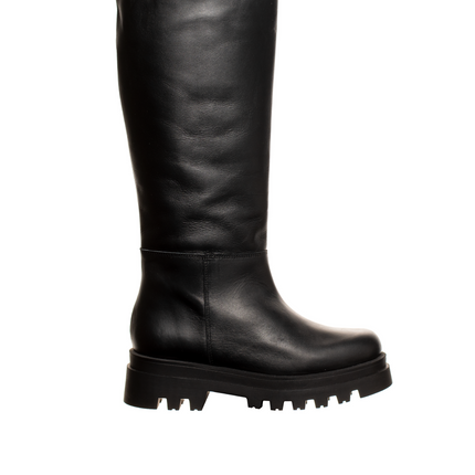 Leather Boots Odessa Black High