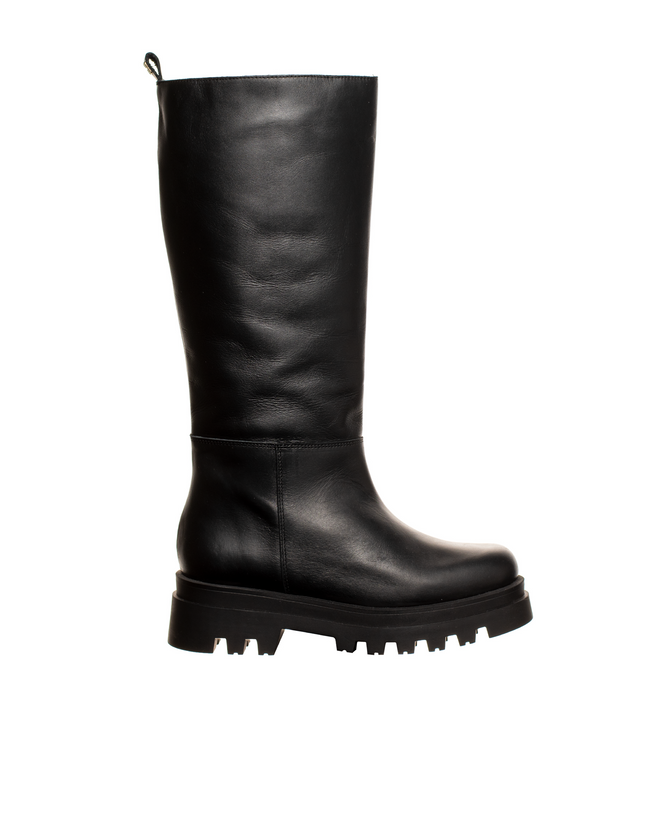 Leather Boots Odessa Black High