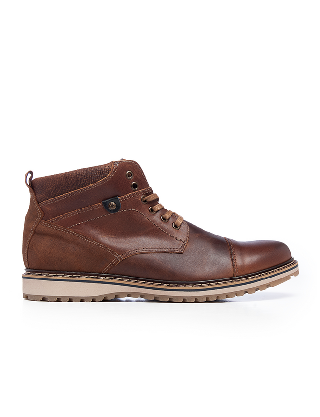 Matterhorn Cognac Leather Winter Boots