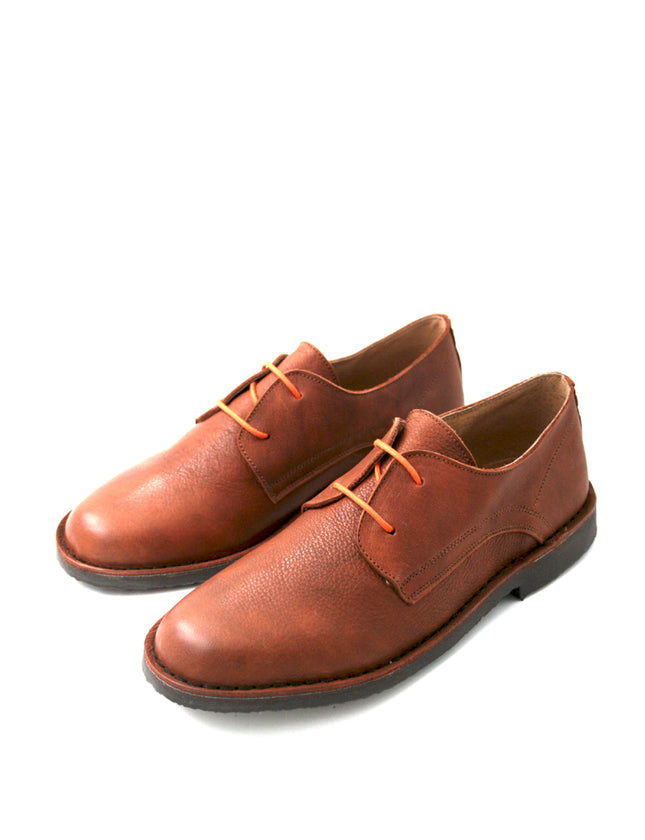 leather moccasin-Oxford Cognac Smooth by Ethical & Sustainable Fashion Brand Mamahuhu