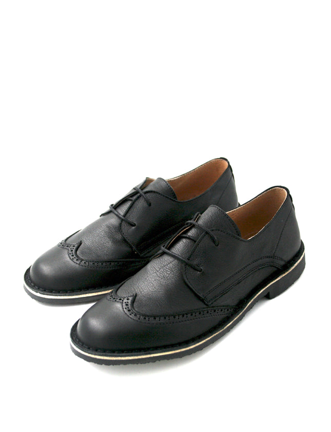 leather moccasin-Oxford Dark Night Classic by Ethical & Sustainable Fashion Brand Mamahuhu