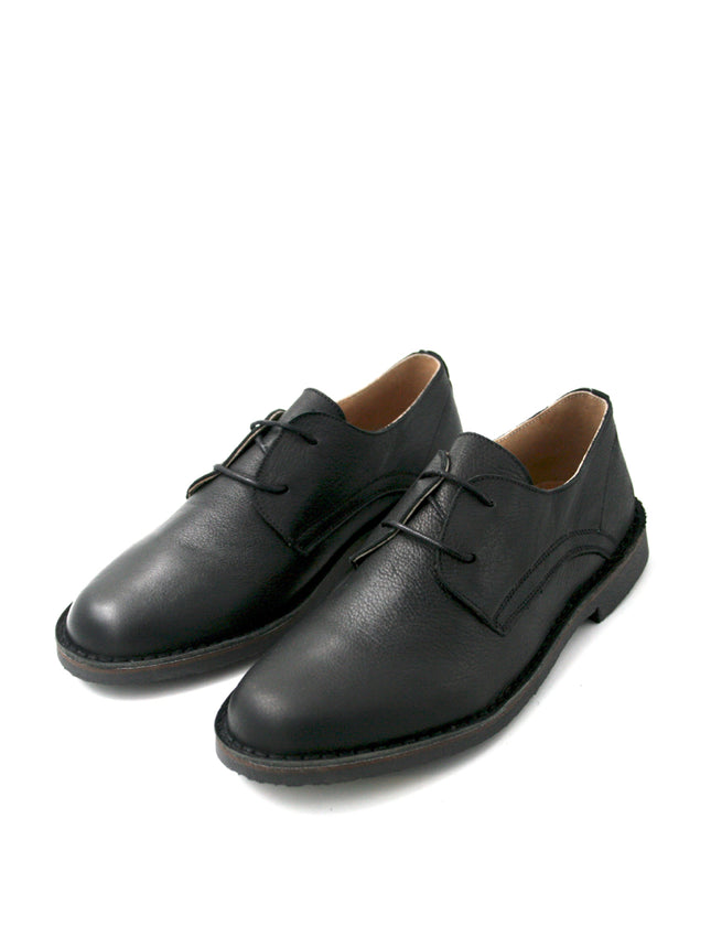 leather moccasin-Oxford Dark Night Smooth by Ethical & Sustainable Fashion Brand Mamahuhu