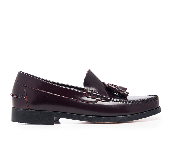 Leather Moccasins Bordeaux HANDMADE