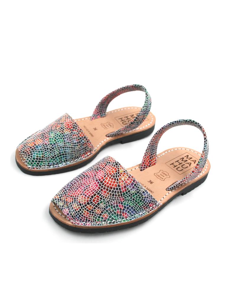 Colourful Flat Sandal Authentic Menorquina by HANDMADE
