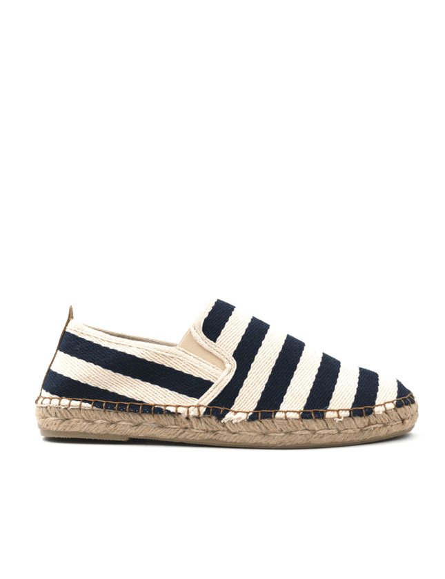 Espadrilles Men-Dino Zebra Navy by Ethical & Sustainable Fashion Brand Mamahuhu